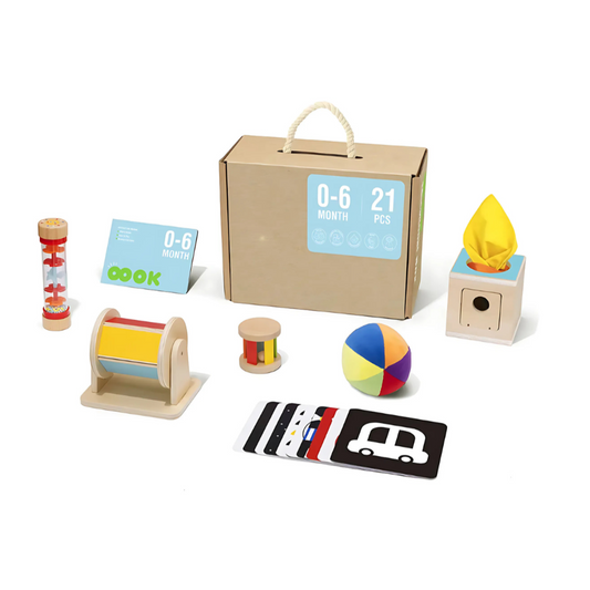 Kit de Estimulación Temprana para Bebés de 0 a 6 Meses