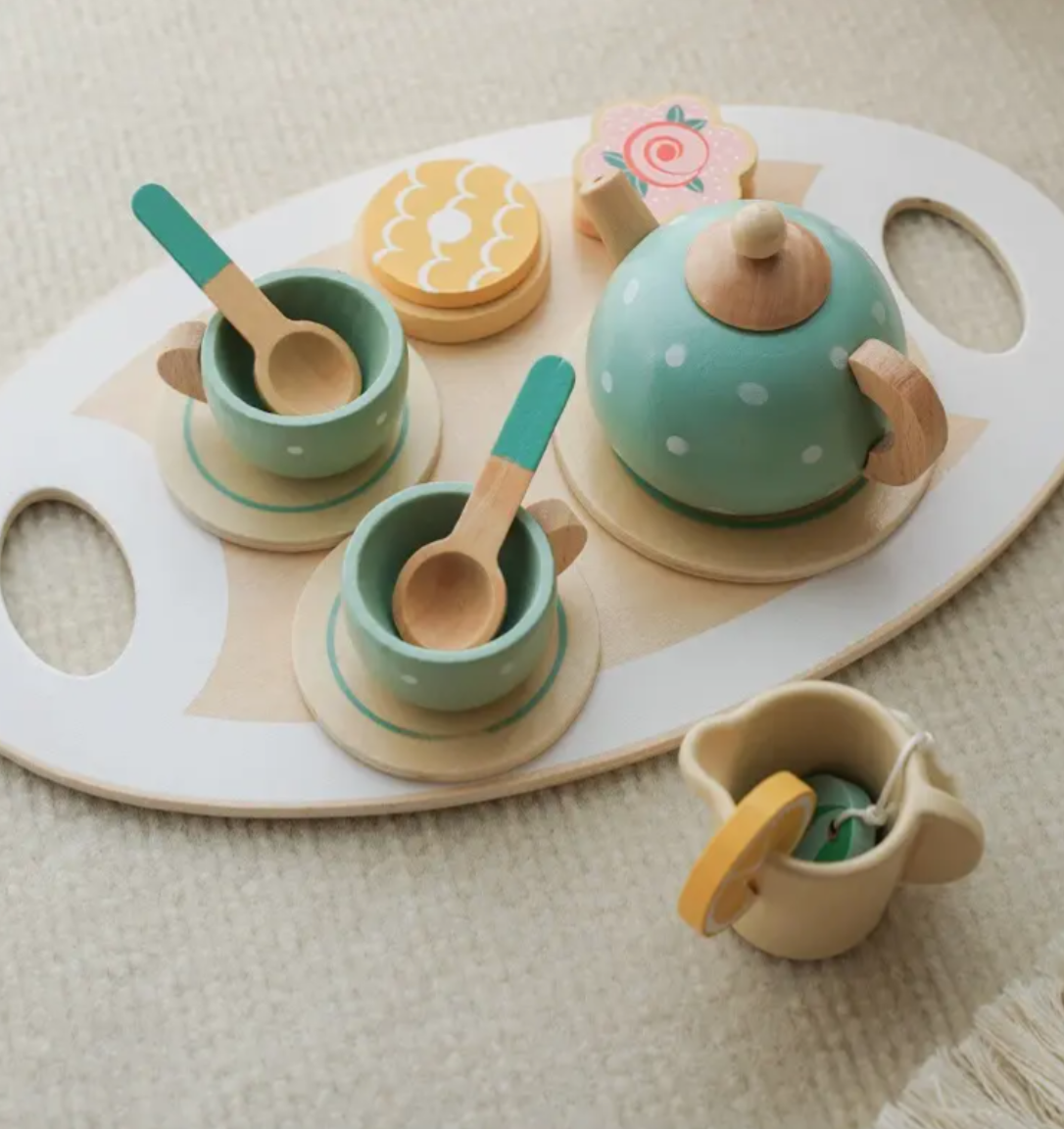 Juego de Té turquesa