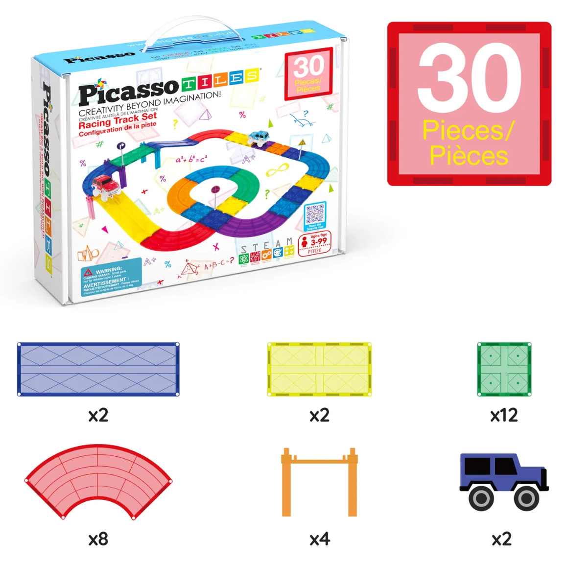 Pista de Carros 30 Piezas - PICASSO
