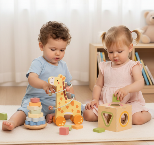 Set 3 en 1 jirafa de Madera