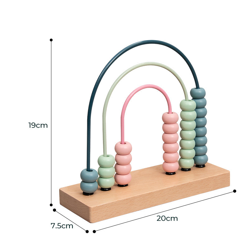 Ábaco de madera Montessori
