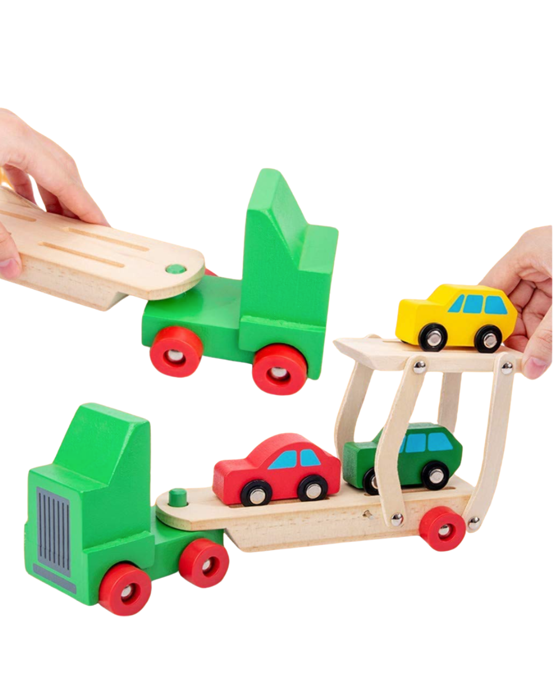 Camión transportador de carritos