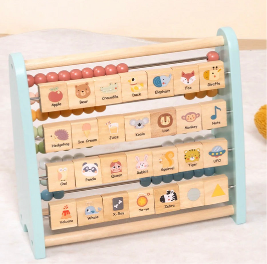 Ábaco de doble cara Montessori 2 en 1 | Minino Panamá