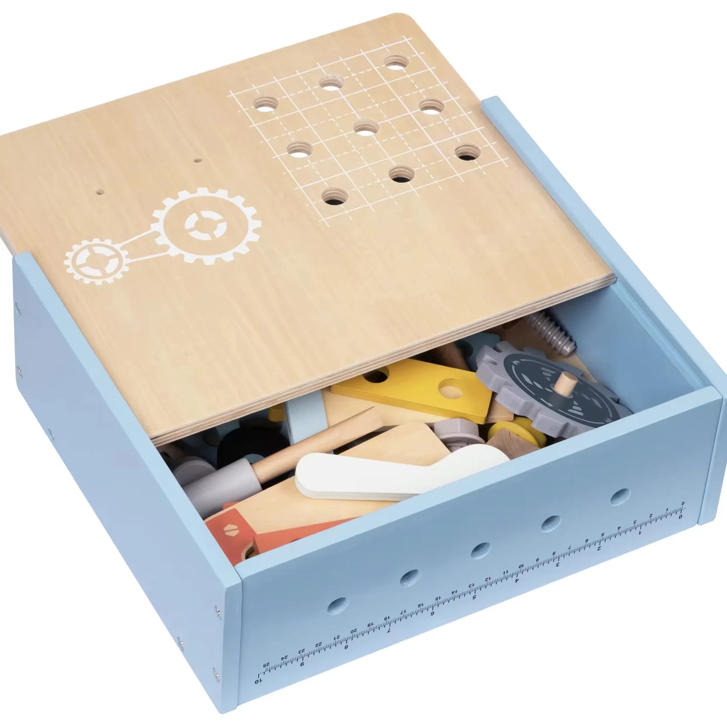 Banco de Herramientas de Madera para Juego Simbólico