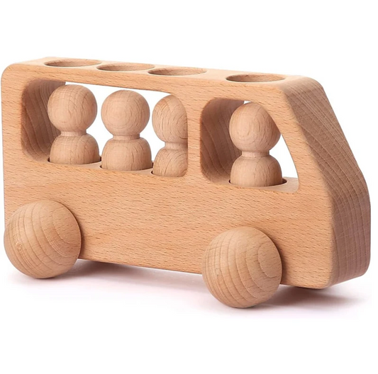 Autobús Montessori con Pegdolls