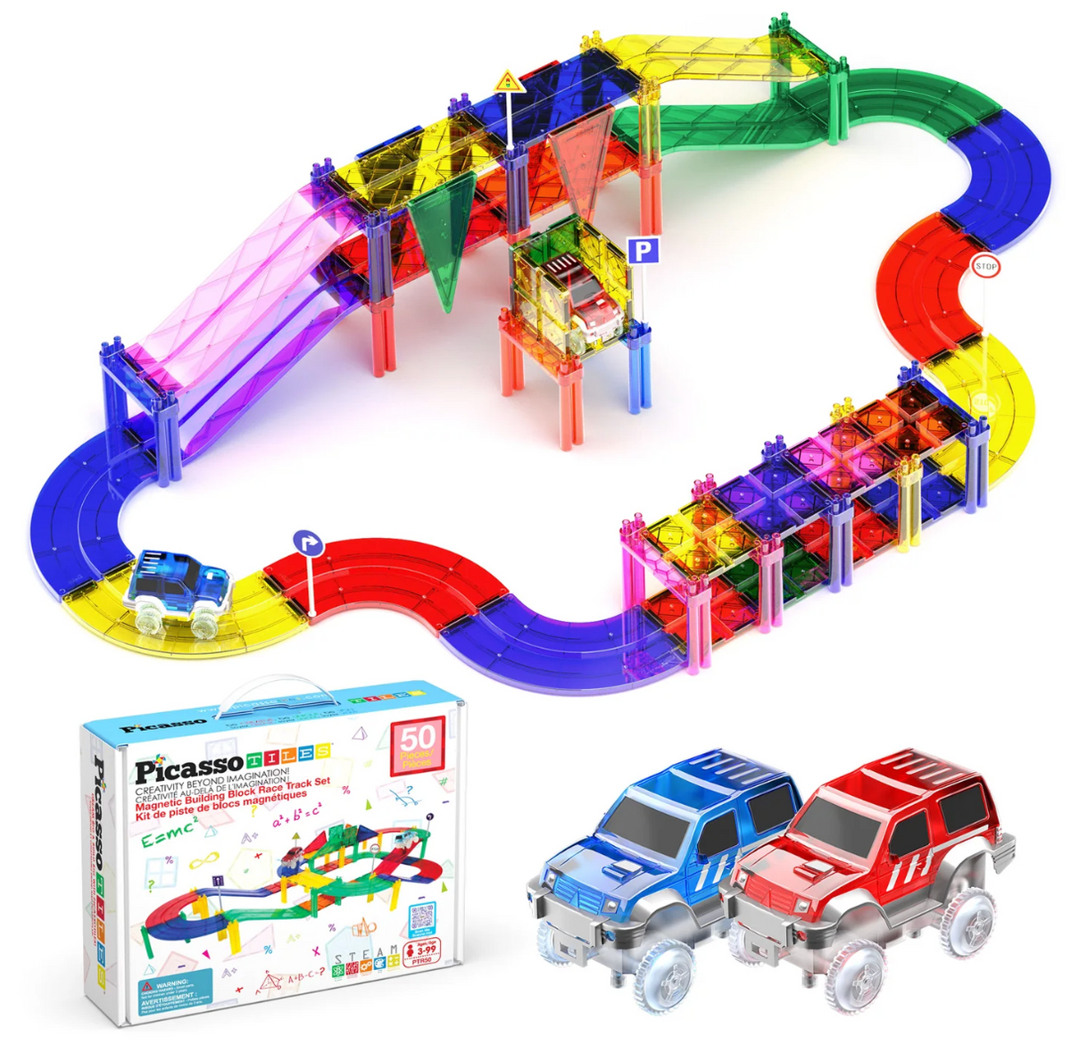 Pista de Carros 50 Piezas - PICASSO