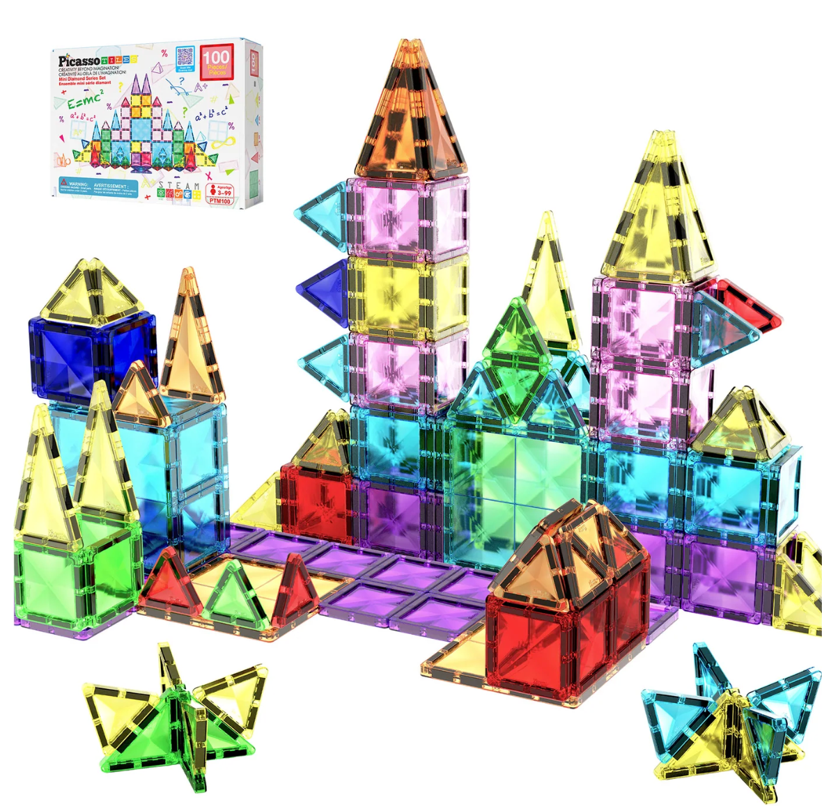 Set de 100 Piezas Mini Diamantes