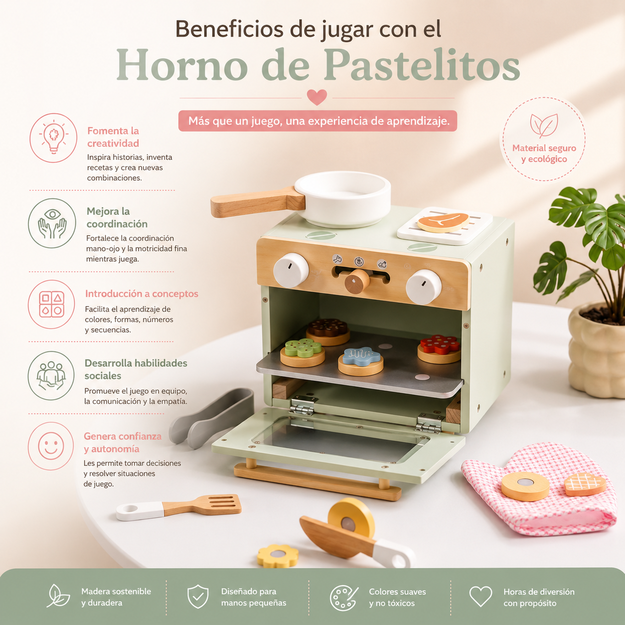 Hornito de madera 2+ años