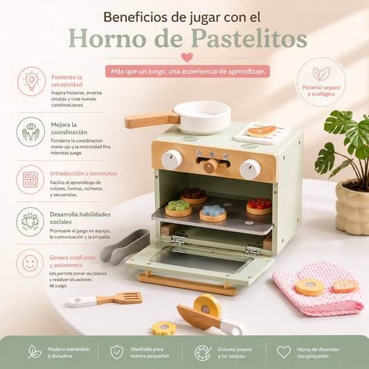 Hornito de madera 2+ años
