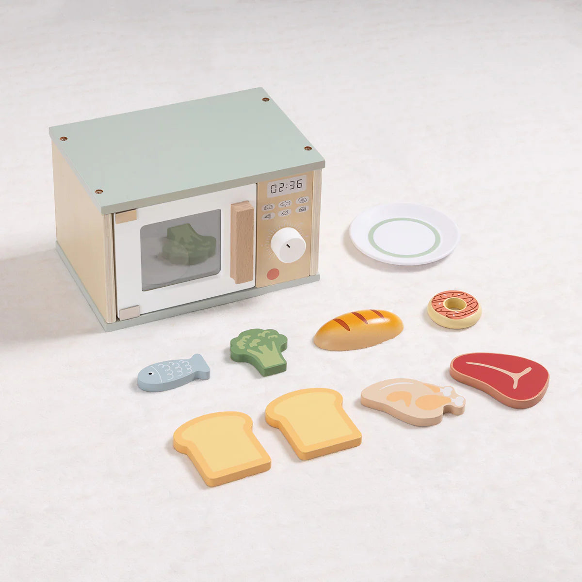 Microondas de Madera Infantil para Cocinita Montessori