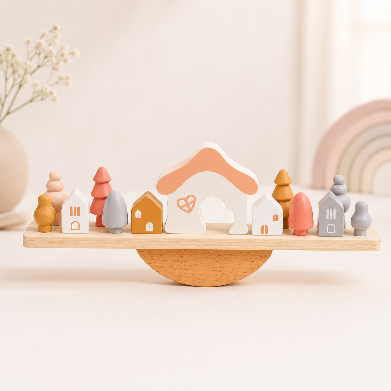 Juego de Balance Montessori de Madera
