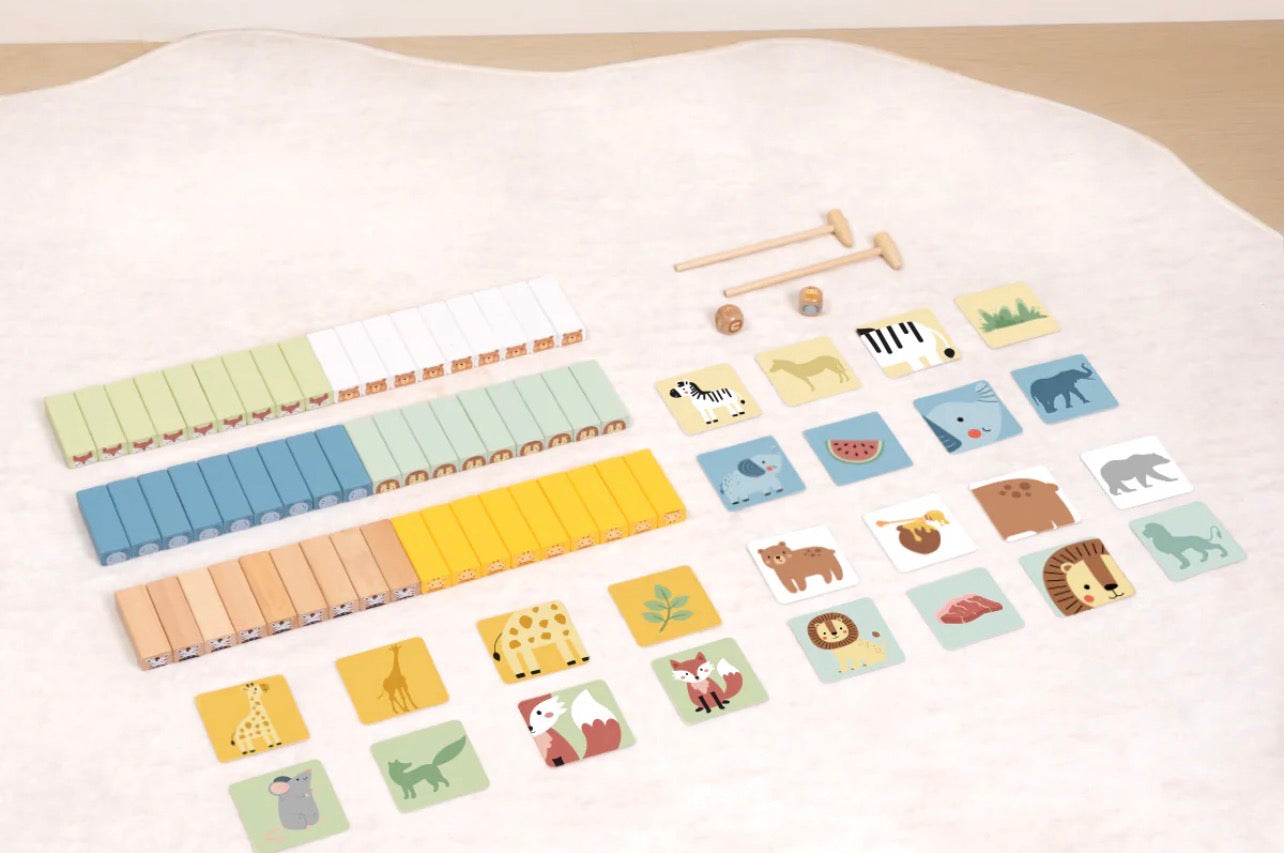 Jenga de madera para niños y niñas