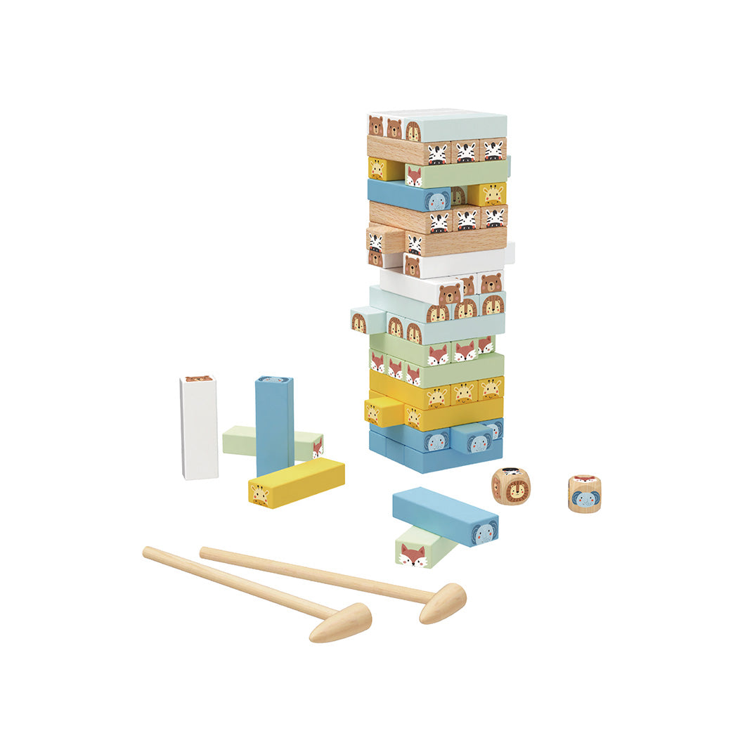 Jenga de madera para niños y niñas