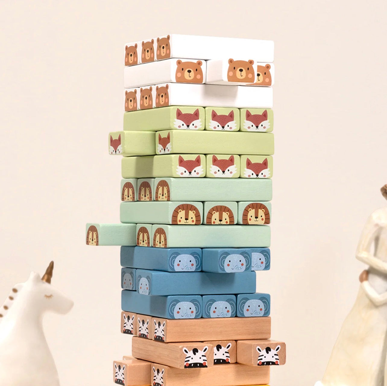 Jenga de madera para niños y niñas