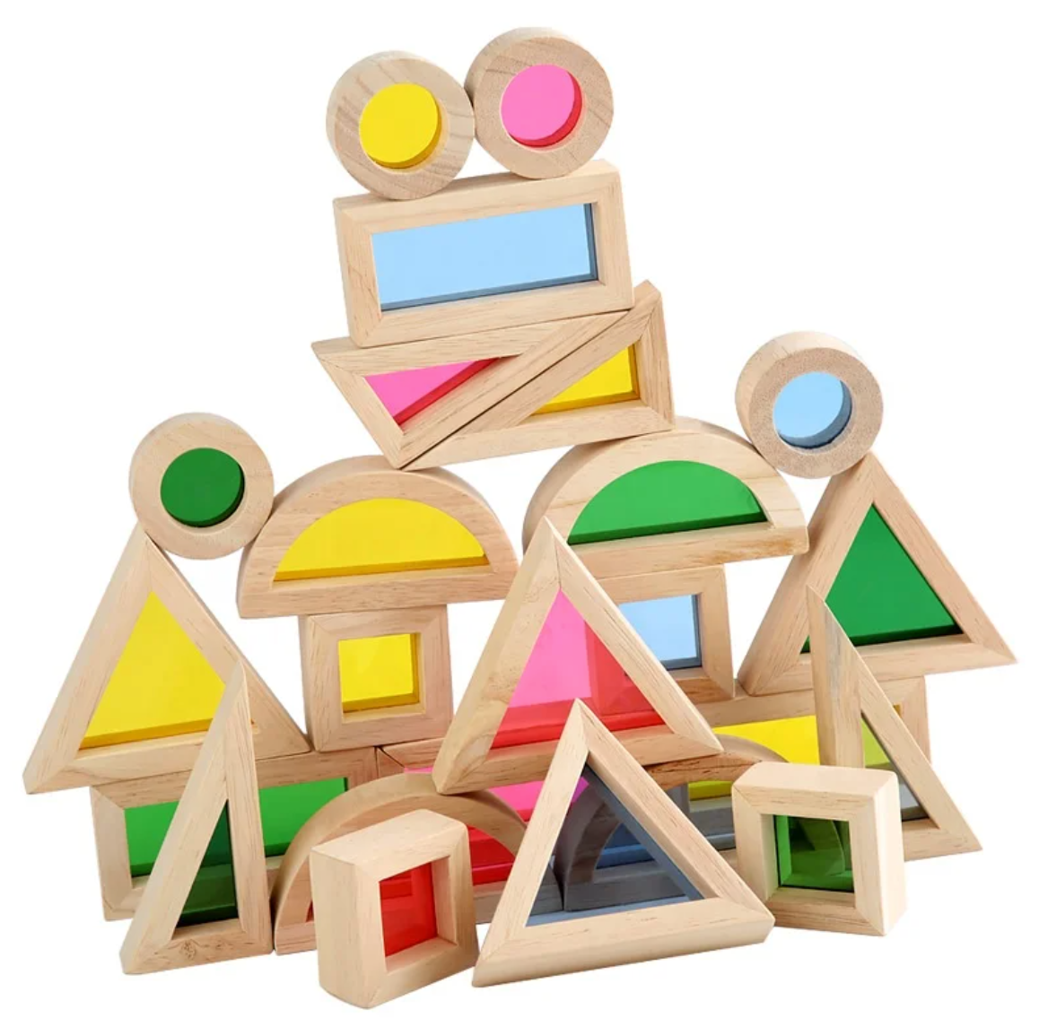 Bloques de Construcción- colores del Arcoíris