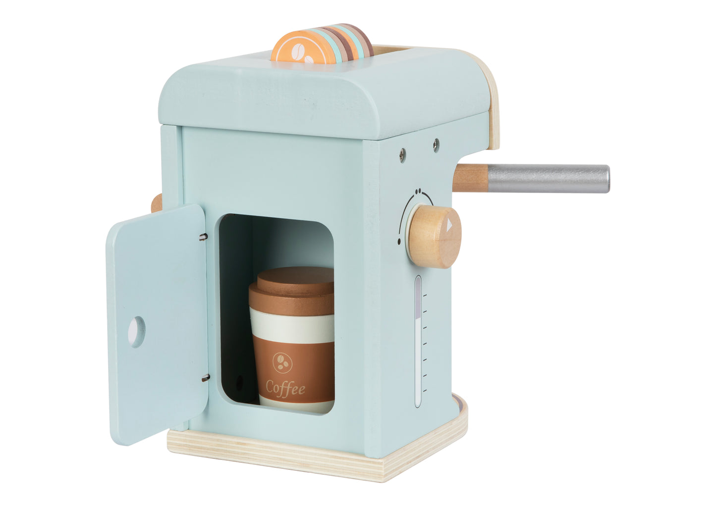 Cafetera de Madera Infantil para Juego Simbólico 3+