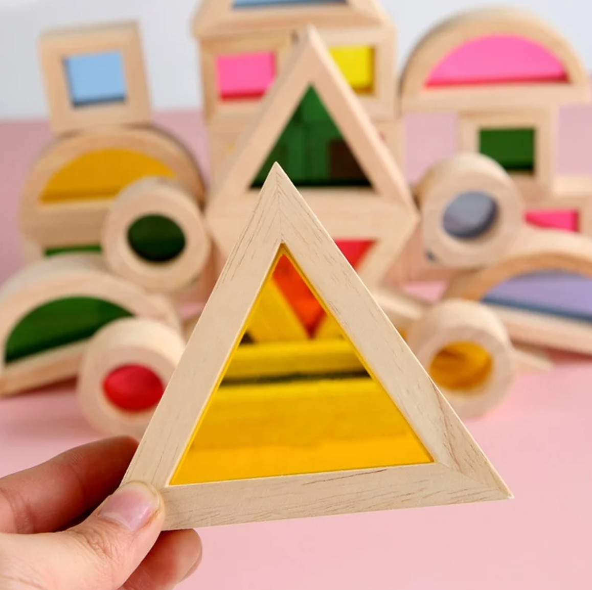 Bloques de Construcción- colores del Arcoíris