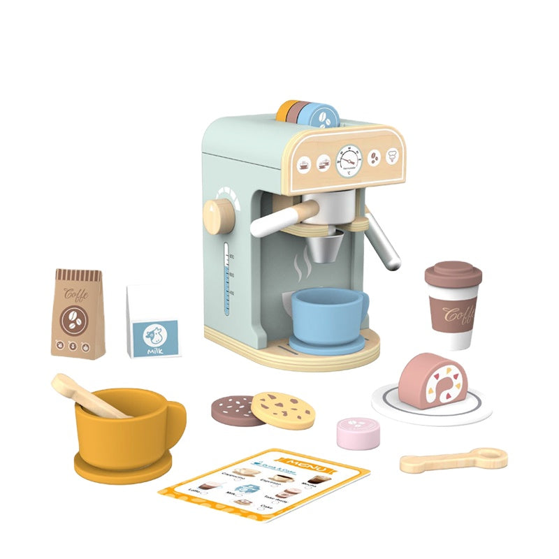 Cafetera de Madera Infantil para Juego Simbólico 3+