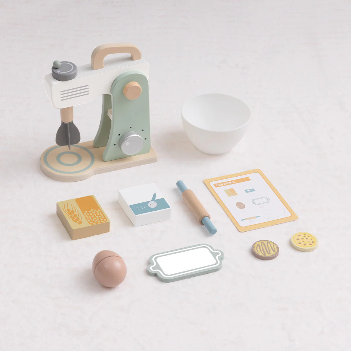 Batidora de Madera Infantil para Cocinita de Juguete