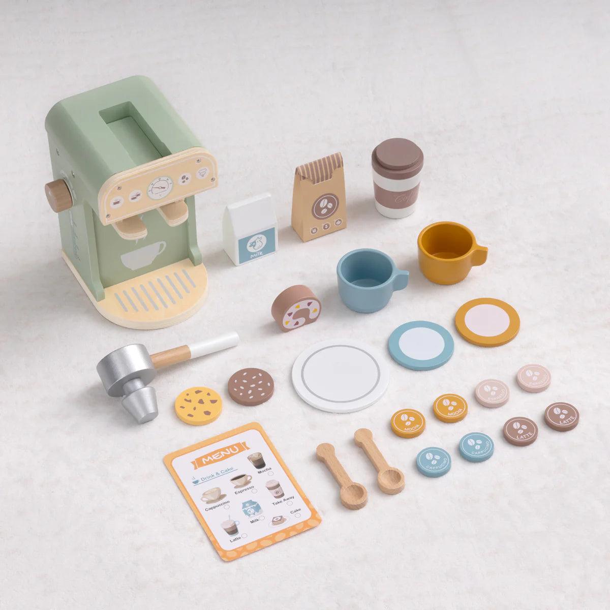 Cafetera de Madera Infantil para Juego Simbólico 3+