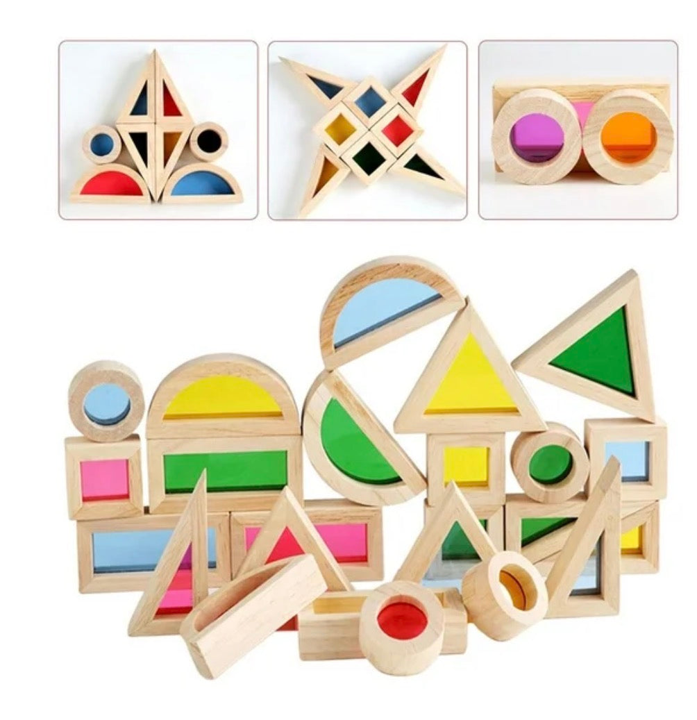 Bloques de Construcción- colores del Arcoíris
