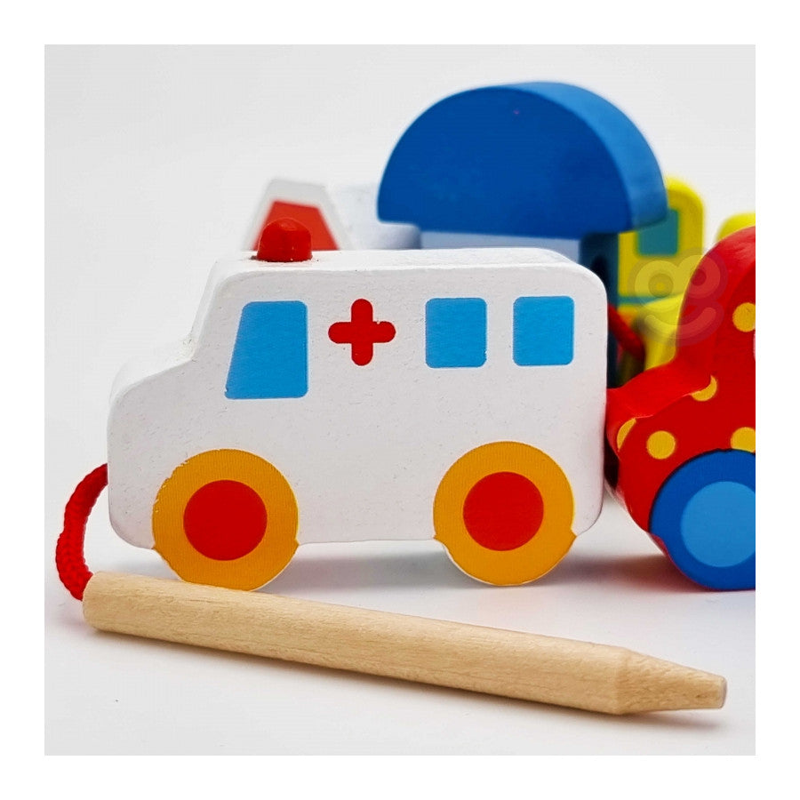 Juego de Ensartar Autos