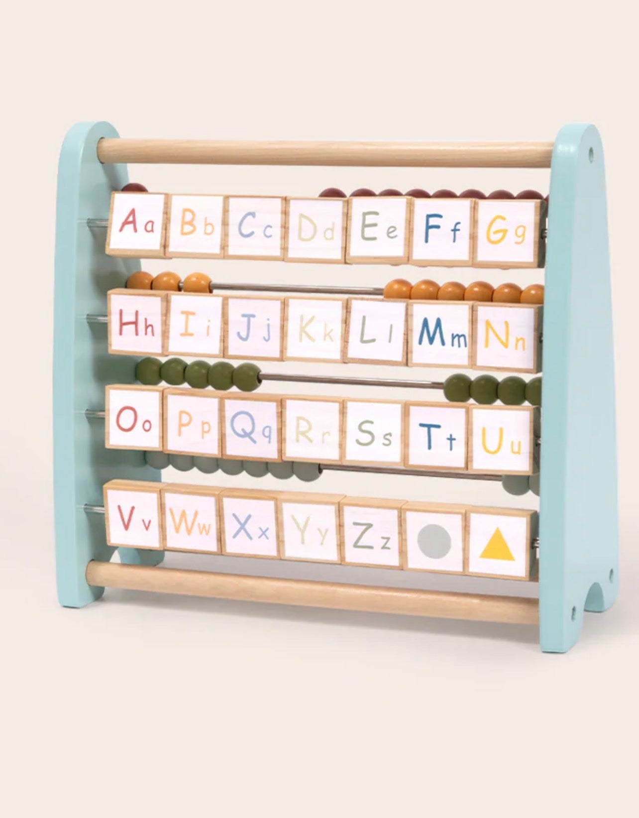 Ábaco Montessori Doble Cara para Letras y Números